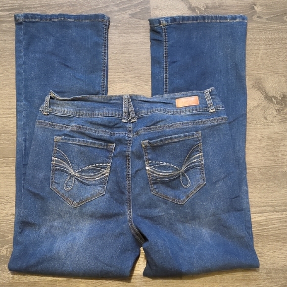 Angels Dark Blue Straight Leg Jeans - Picture 4 of 4